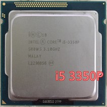 I3-6100인텔 코어 i53350P i5 3.1GHZ 데스크탑 프로세서 CPU 소켓 LGA 1155 핀, 한개옵션0