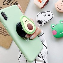 팝톡 데이지 스마트톡 핑거그립 휴대폰 핸드폰 거치대, 4-팝톡-플라워퍼플