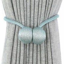 [dis] 커튼타이백 커튼집게 커튼DIY 자석 커튼홀더 타이백 마그네틱 커튼끈 집게 홀더, _선택사항_ 블루