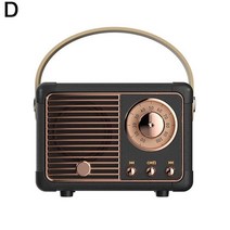 명품스피커 블루투스 가성비 감성 우드 레트로 미니 레트로 Hifi 스테레오 블루투스 V5.0 스피커 휴대용 무, 04 D