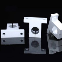 루터테이블 SK6 SK8 SK10 SK12 SK16 SK20 SK25 SK30 SK35 8mm 선형 베어링 레일 샤프트 지원 XYZ 테이블 CNC 라우터 SH8A 3D 프린터 부품, [10] SK40, [01] 4pcs