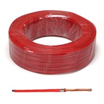 전기용접세상 VSF (KIV) 비닐전연전선 1.0SQ 적색 1롤 200M 7088