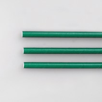[KO] 7mm 일회용 스트로우 일자 그린 종이 빨대 벌크포장 1봉(250P), 그린 벌크 종이빨대 1봉(250P)