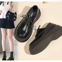 통굽 로퍼 키높이 플랫폼 발편한 키높이 단화로퍼