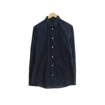 에이치엔엠 네이비 도트 면 긴팔셔츠 남자 2279