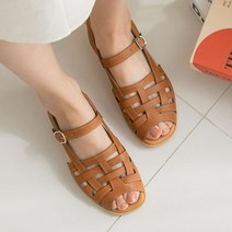 [분홍코끼리]문라이트 꼬임 샌들_3cm