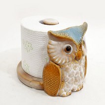 아트원 휴지걸이 부엉이 장식소품 0623A 블루