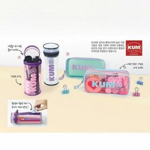 RT KUM 클리어 원형 파우치 파스텔핑크, 단품