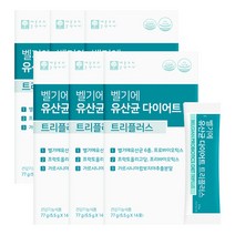 벨기에 유산균 다이어트 트리플러스 6박스(총84포)프로바이오틱스 가르시니아 프리바이오틱스, 단품, 단품