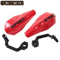 오토바이 너클가드 핸드가드 호완용 바이크 오토바이 22MM 핸드 핸들 바 가드 Handguard For KAWASAKI KX 1, 05 red