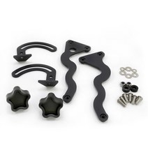R1200gs adventure 13-22 앞 유리 지지대 윈드 스크린 bmw r1250gs r 1200gs lcadv 2014 - 2022 용 브래킷 키트 강화, 검둥이