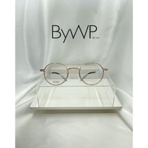 신제품 100%정품 볼프강안경 BYWP OYA22031WGR-BP 투명아이보리&로즈골드컬러 콤비테 동글이안경 울프강프록쉐 47사이즈 명품안경테