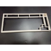 키보드 스킨 덮개 커버 75V3/75V5 기계식 스페셜 새 버전 어퍼 케이스 (노브 포함) 블랙 화이트 겨울 멜론 호환 Ik75/SK75, 75V5 V3 With Knob