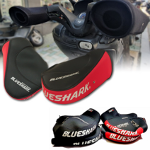 블루샤크 국내제작 네오플랜 핸들워머 오토바이토시 방한장갑 BSK-002, 블랙