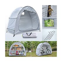 Bike Cover Storage Heavy Duty Tent Outdoor Portable Bicycle PU4000 Waterproof Cloth Durable 210D Oxf, TENT-17 VVAXSS