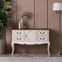 퍼니트랜드 엔틱가구 르엘RIN484 빈티지 콘솔서랍장, 단품