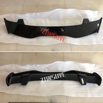 기아 셀토스용 스포일러 ABS 플라스틱 탄소 섬유 룩 해치백 루프 리어 윙 바디 키트 액세서리 2020, 02 Glossy black