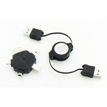 같은공간-Coms USB 커넥터 콤보(자동감김) 컴퓨터연결USB케이블 USB케이블 데이터USB케이블 PCUSB케이블 USB액세서리기타-GA, 본상품, 본상품