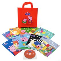 페파 피그 원서 페이퍼백 10종 세트 : Peppa Pig : Orange Bag [10 books & 1 CD], Penguin UK