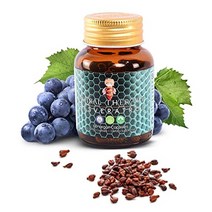 nutral therapy resveratrol 강력한 포도씨 추출물 500mg 비건 캡슐 고 폴리페놀 프리미엄 non-gmo 최적의 혜택 항산화제 면역 지원 완전 천연(2개월 공