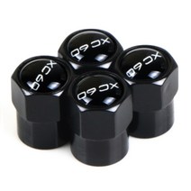 볼보악세사리 4pcs 알루미늄 밸브 캡 자동차 휠 타이어 밸브 타이어 스템 에어 캡 볼보 xc60 xc80 xc90 v40 v60 s60l s80 액세서리 호환, 작은 검정