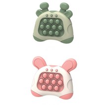 Tsm 애니멀 푸쉬팝 1+1 기억력향상/스트레스 해소, 핑크레빗(2개)