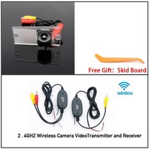 무선 후방 카메라 화물차 Hd ccd 1080720 kia sportage mk2 용 fisheye 후면보기 2005 2006 2007 2008 2009 2010 자동차 백업, 무선 카메라
