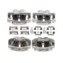 chehuiyou 4pcs 디스크 브레이크 캘리퍼 세트 키트 전방 좌측운전석 우측승객측 페놀릭 스틸 4륜구동 브래킷포함 18043521 18-P4764 18-P4765 259970