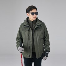 재킷 남성 새로운 투피스 세트 쓰리인원 플러스 벨벳 두꺼운 야외 등산 의류 보드복 스키복