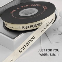 5/10M 새틴 Grosgrain 리본 바느질 크리스마스 장식 테이프 DIY 보우 선물 포장 봉제 공예 액세서리 재료, 03 off white 1.5cm_02 10meters