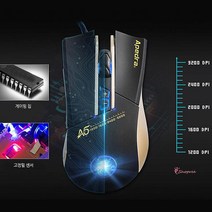 SPRa_게이밍 롤마우스 유선 게임용 PC방 마우스 광마우스rst705, 상품선택, SPRa_IMICE마우스V5화이트