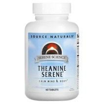 (아이허브) 소스 내추럴스 소스 내추럴스 Serene Science Theanine Serene 60정 빠른직구