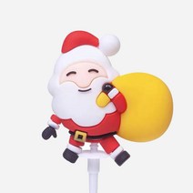 비비드레인 크리스마스 케이크 트리 데코픽, 산타(노란보따리)-10개