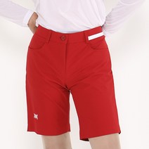 여성골프복 허리테잎 4부 골프반바지 시크릿 허리밴딩