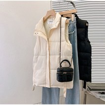 패딩 코튼 베스트 여성 가을 겨울 조끼 자켓