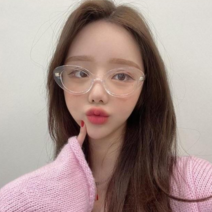 VANANA2 자외선 차단 타원형 캣츠 스타일리쉬 뿔테 선글라스 4color