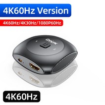 Unnlink-8 k60hz HD MI 분배기 2 인 1 샤오미 호환 TV 박스 PS5 PS4 용 4K144Hz mi 2.1 스위치 어댑터 크롬캐스트 블루레이 디스크, [04] 4K60Hz, 04 4K60Hz