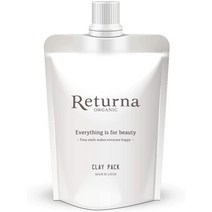 일본직발송 6. RETURNA+ORGANIC 리타나 진흙 세안 폼 130G 클레이 모공 검게 얼룩 떨어지는 7개의 세라, One Color, 상세 설명 참조0, One Size_One Color