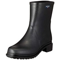 [에이글] 레인 부츠 [공식] 풀 필 미드 레이디스 블랙 24.5 cm