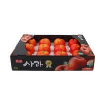 5K 사과 오픈 포장 박스 (적줄투명창포함) [10장], 단품