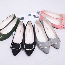 여성 데일리 플랫슈즈 골드장식 포인트 발편한 근무화 정장 여자 여성 승무원 미들힐 기본 오피스룩 데일리룩 힐 가성비 구두