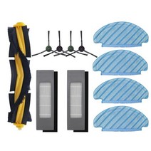 에코백스 디봇 T9 AIVI T8 N8 프로 시리즈 로봇 진공 청소기 사이드 브러시 메인 더스트 박스 필터 액세서리 부품, [25] 11PCS SET