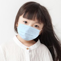 3겹 일회용 어린이 마스크 MB필터 캐릭터 덴탈 3중필터, 200매, 블루