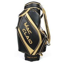 맥클라이드 골프백 / 골프 경량 캐디백 남성 남자 골프가방, 블랙-골드