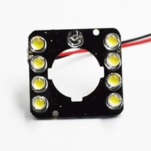 차량용 LED IR 라이트 보드 트럭 버스 후면보기 카메라 야간 투시경 12V, 04 8 led_01 12V