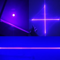 레이저포인터 야외현장용 산업용 자색 장거리 보라색, 400mw 일자