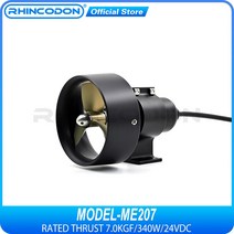 전동서핑보드 전동보드 rhincodon me207 24v dc 7.0kgf 깊은 물 수중 추진기 300m 방수 bldc 모터 for rov auv uuv 잠수함, cw, 협력사