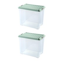 브리다 리빙박스 85L, 그린, 2개