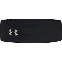 언더아머 Under Armour 여성용 플레이 업 머리띠 블랙 (001)/그레이 울프 프리 사이즈 156405, One Size Fits Most, Black (001)/Gray Wolf, Black (001)/Gray Wolf