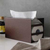 사각 키친 타올 케이스 각티슈 홀더 키친타월 보관함 꽂이 걸이 키친타월걸이 주방 정리, 화이트